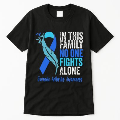 We Wear Blue Riboon For Juvenile Arthritis Awareness Month. Tall T-Shirt