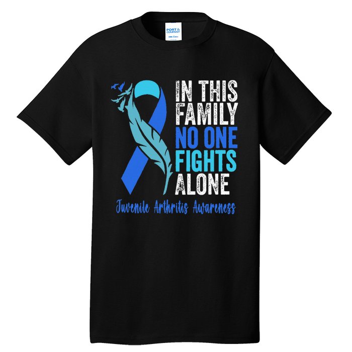 We Wear Blue Riboon For Juvenile Arthritis Awareness Month. Tall T-Shirt