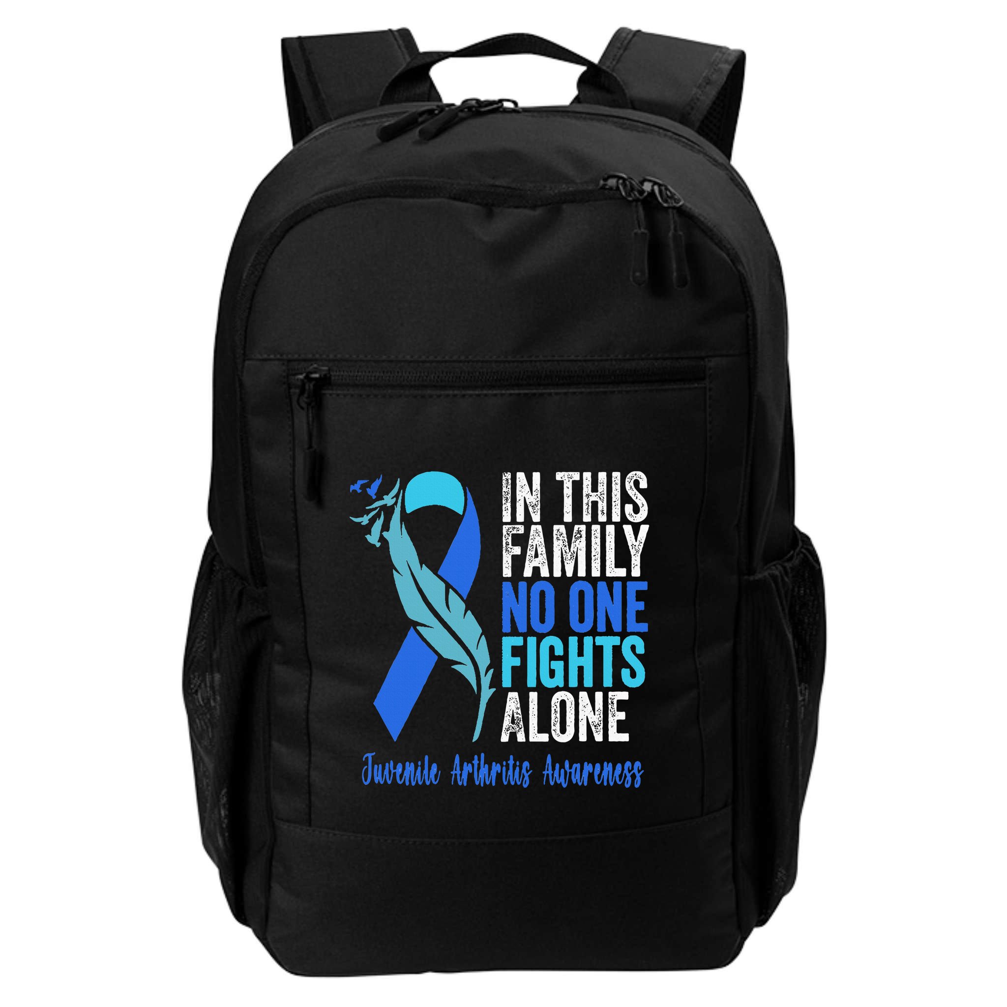 We Wear Blue Riboon For Juvenile Arthritis Awareness Month. Backpack