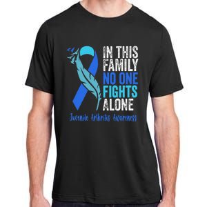 We Wear Blue Riboon For Juvenile Arthritis Awareness Month. Adult ChromaSoft Performance T-Shirt