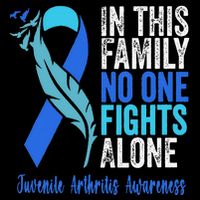 We Wear Blue Riboon For Juvenile Arthritis Awareness Month. Bucket Hat