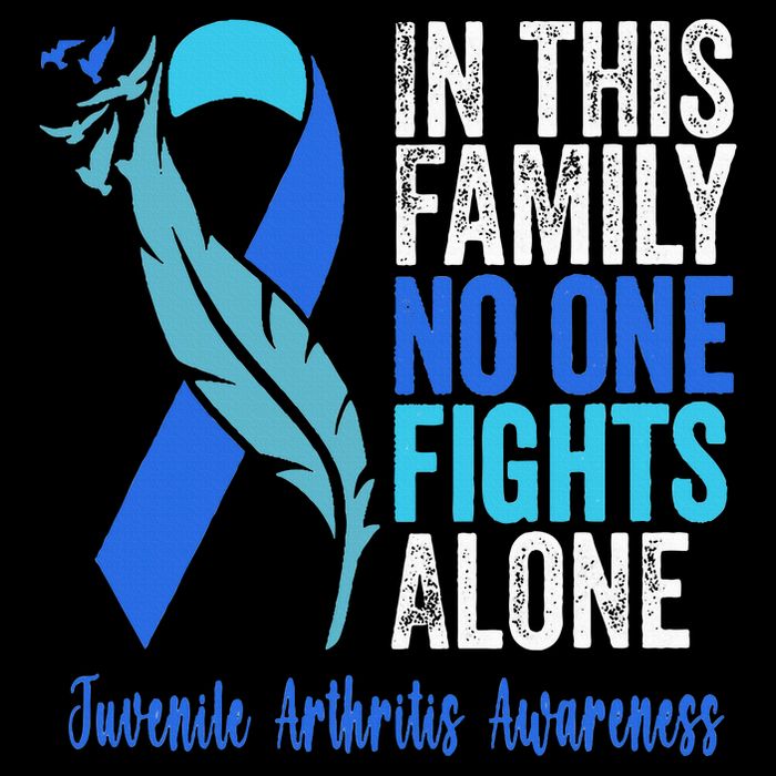 We Wear Blue Riboon For Juvenile Arthritis Awareness Month. Bucket Hat