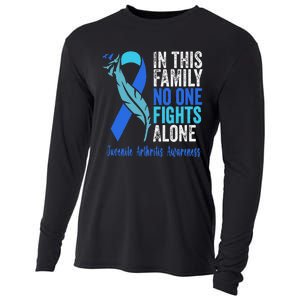 We Wear Blue Riboon For Juvenile Arthritis Awareness Month. Cooling Performance Long Sleeve Crew