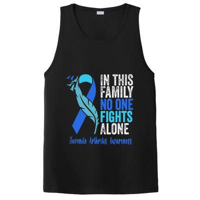 We Wear Blue Riboon For Juvenile Arthritis Awareness Month. PosiCharge Competitor Tank