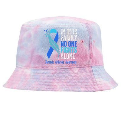 We Wear Blue Riboon For Juvenile Arthritis Awareness Month. Tie-Dyed Bucket Hat