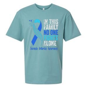 We Wear Blue Riboon For Juvenile Arthritis Awareness Month. Sueded Cloud Jersey T-Shirt