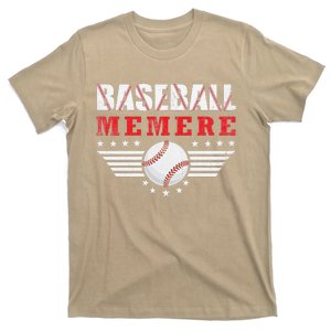 Womens Women's Baseball Memere Funny Ball Memere Mother's Day Gifts T-Shirt