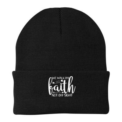 We Walk By Faith Not By Sight God Faith Jesus Beanie