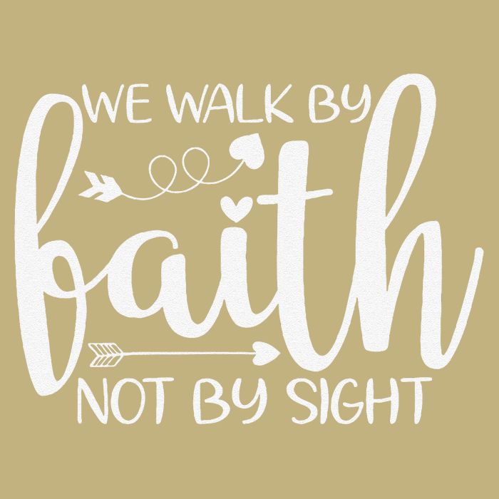 We Walk By Faith Not By Sight God Faith Jesus Cooling Performance Crew T-Shirt