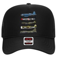 WW2 Warplane B17 P51 Mustang F4U Corsair P40 Warhawk Gift  Trucker Hat