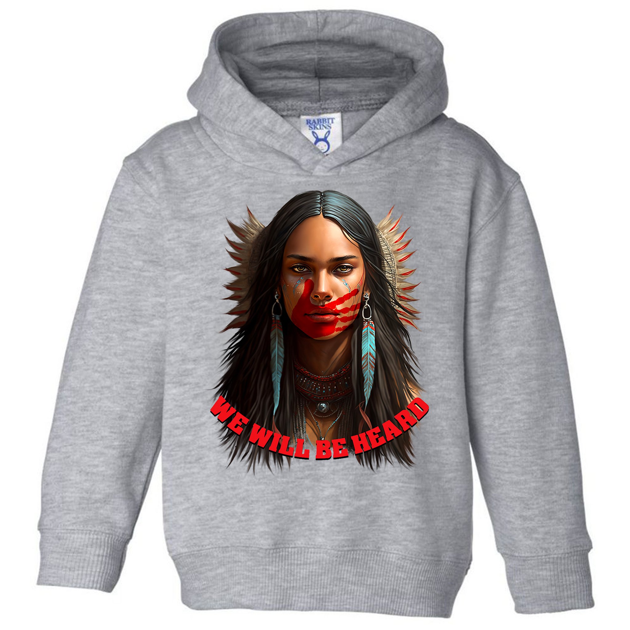 We Will Be Heard Missing And Murdered Indigenous Women MMIW Toddler Hoodie