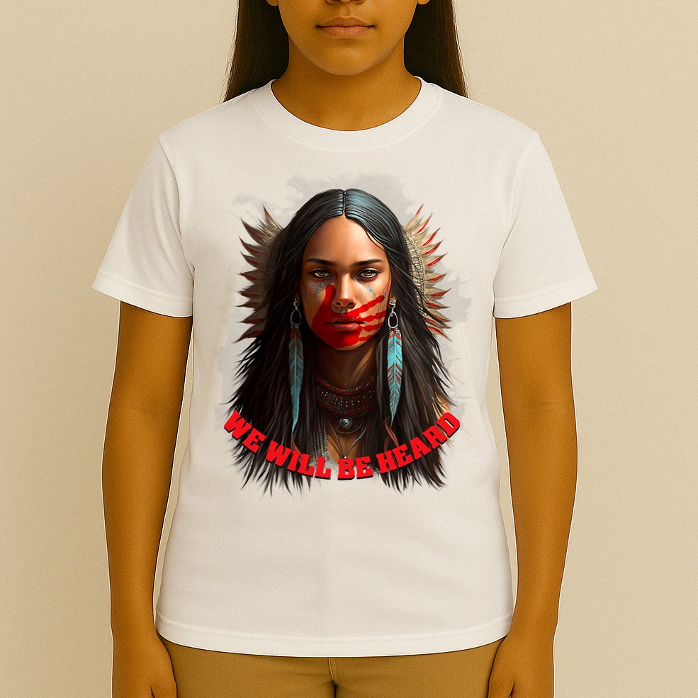 We Will Be Heard Missing And Murdered Indigenous Women MMIW T-Shirt