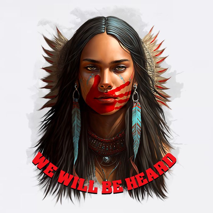 We Will Be Heard Missing And Murdered Indigenous Women MMIW T-Shirt