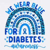 We Wear Blue For Diabetes Awareness Diabetic Beanie
