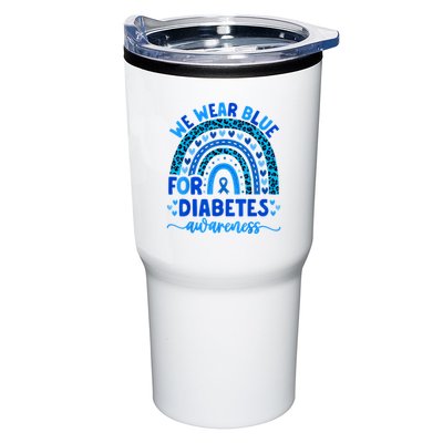We Wear Blue For Diabetes Awareness Diabetic Tumbler