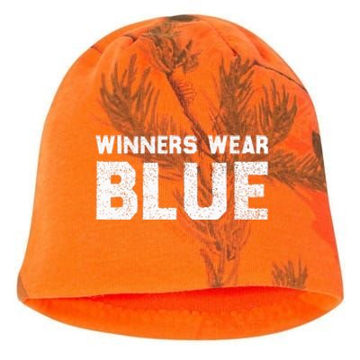 Winners Wear Blue Spirit Wear Team Game Color War Kati - Camo Knit Beanie