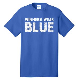 Winners Wear Blue Spirit Wear Team Game Color War Tall T-Shirt