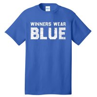 Winners Wear Blue Spirit Wear Team Game Color War Tall T-Shirt