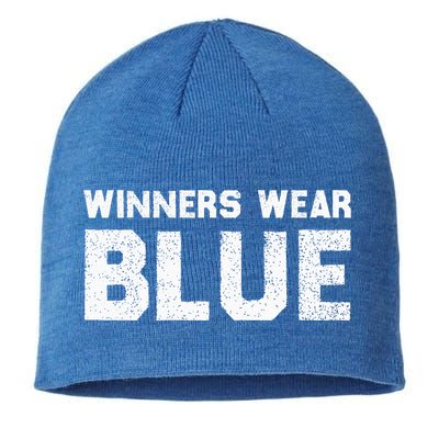 Winners Wear Blue Spirit Wear Team Game Color War Sustainable Beanie