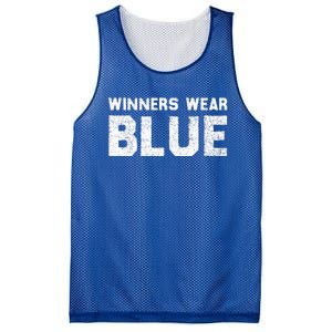 Winners Wear Blue Spirit Wear Team Game Color War Mesh Reversible Basketball Jersey Tank