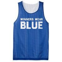 Winners Wear Blue Spirit Wear Team Game Color War Mesh Reversible Basketball Jersey Tank