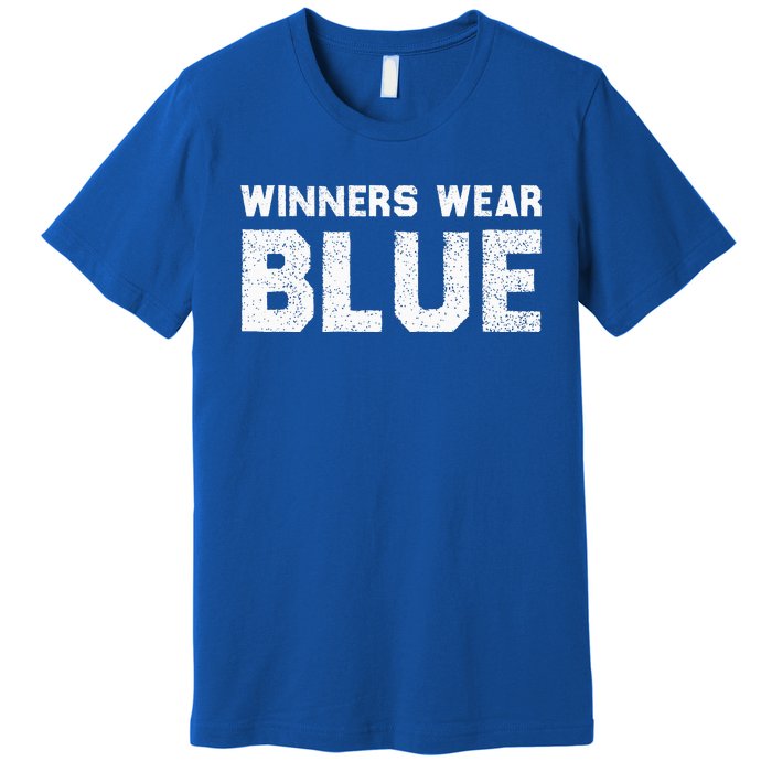 Winners Wear Blue Spirit Wear Team Game Color War Premium T-Shirt