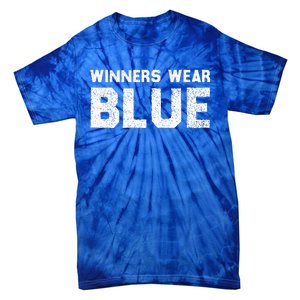 Winners Wear Blue Spirit Wear Team Game Color War Tie-Dye T-Shirt