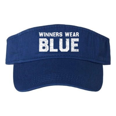 Winners Wear Blue Spirit Wear Team Game Color War Valucap Bio-Washed Visor