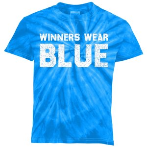 Winners Wear Blue Spirit Wear Team Game Color War Kids Tie-Dye T-Shirt