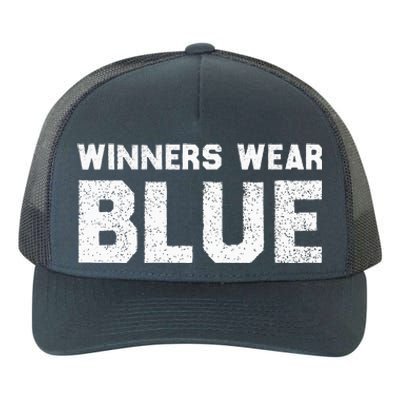 Winners Wear Blue Spirit Wear Team Game Color War Yupoong Adult 5-Panel Trucker Hat