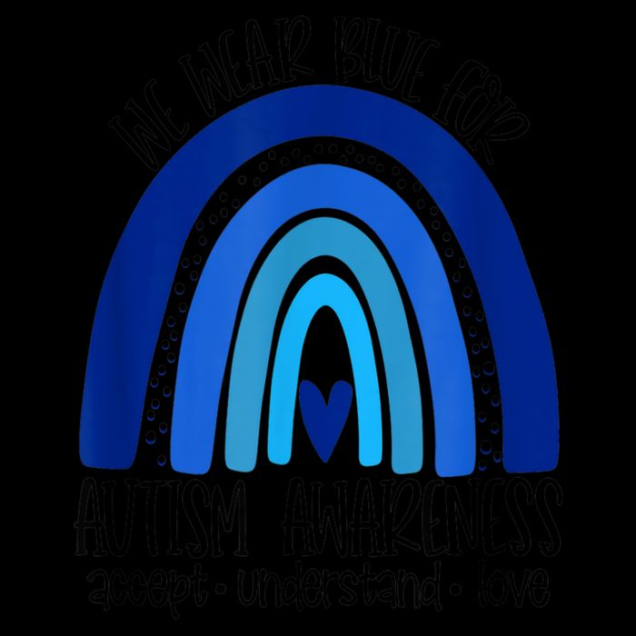 We Wear Blue For Autism Awareness, Accept Understand Love Backpack