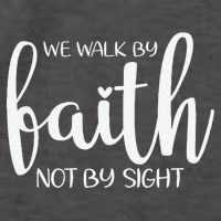 We Walk By Faith Not By Sight God Faith Jesus 1 Vector Backpack