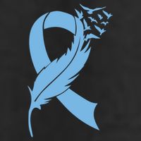 We Wear Blue Colon Cancer Awareness Month Ribbon Sunflower Meaningful Gift Beanie