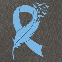 We Wear Blue Colon Cancer Awareness Month Ribbon Sunflower Meaningful Gift Cotton Canvas Backpack