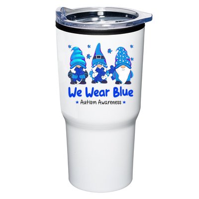 We Wear Blue Autism Awareness Gnome Tumbler