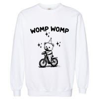 Womp Womp Bear Funny Retro Garment-Dyed Sweatshirt