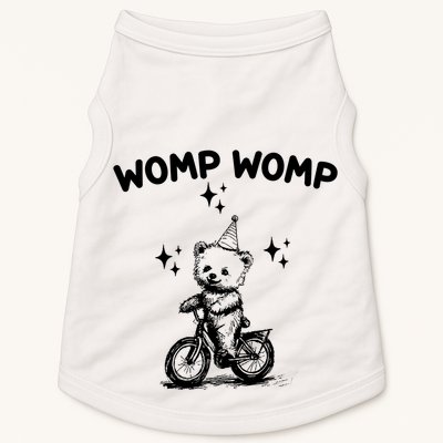 Womp Womp Bear Funny Retro Doggie Tank