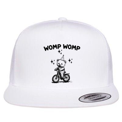 Womp Womp Bear Funny Retro Flatbill Hat