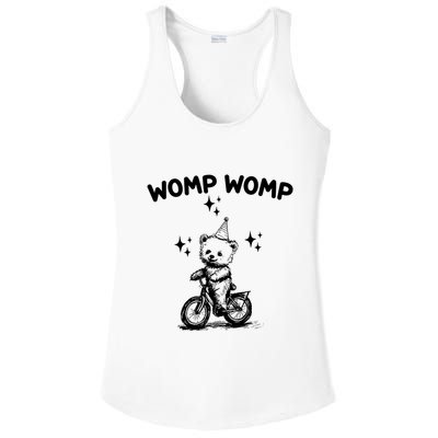 Womp Womp Bear Funny Retro Ladies PosiCharge Competitor Racerback Tank