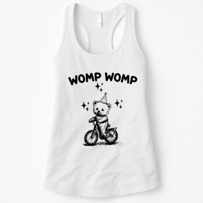 Womp Womp Bear Funny Retro Womens Tank Top