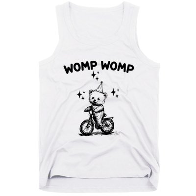 Womp Womp Bear Funny Retro Tank Top
