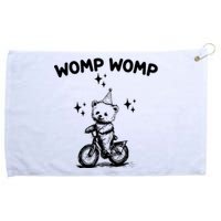 Womp Womp Bear Funny Retro Grommeted Golf Towel