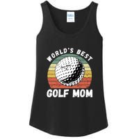 Women's World Best Mom Golf Gift For Mother's Day Ladies Essential Tank