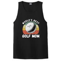 Women's World Best Mom Golf Gift For Mother's Day PosiCharge Competitor Tank