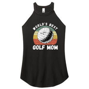 Women's World Best Mom Golf Gift For Mother's Day Women's Perfect Tri Rocker Tank