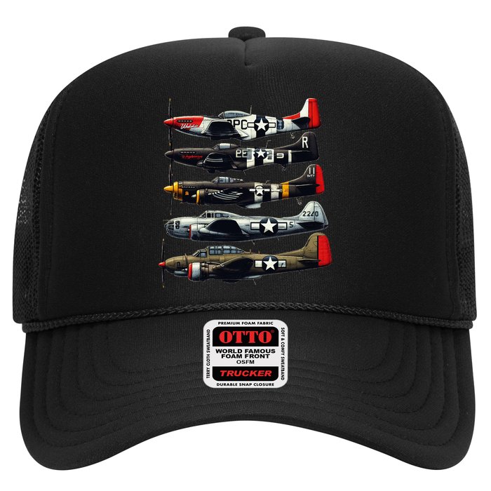 Ww2 Warplanes B 17 P51 Mustang F4u Corsair P40 Warhawk Hat