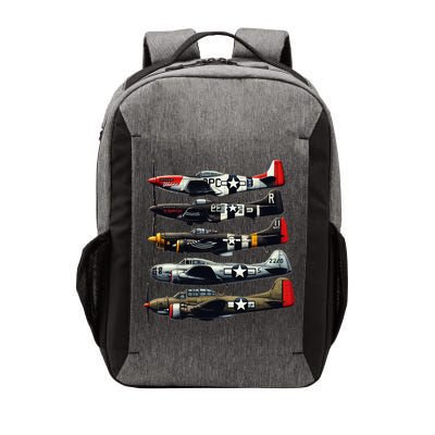 Ww2 Warplanes B 17 P51 Mustang F4u Corsair P40 Warhawk Vector Backpack