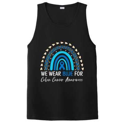 We Wear Blue For Colon Cancer Awareness PosiCharge Competitor Tank