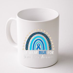 We Wear Blue For Colon Cancer Awareness Coffee Mug