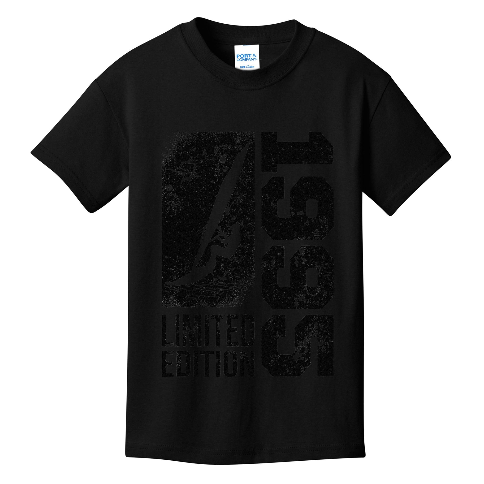 Windsurfer Windsurf Board Vintage 1995 Birthday Windsurfing Kids T-Shirt